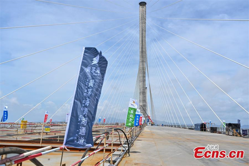 Guangdong: Ponte Marítima de Huangmao é totalmente conectada