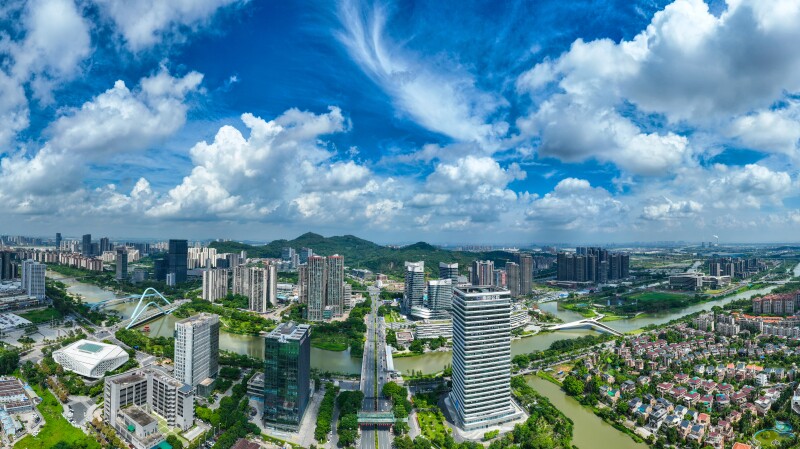 南沙城市风景图。刘伟 摄