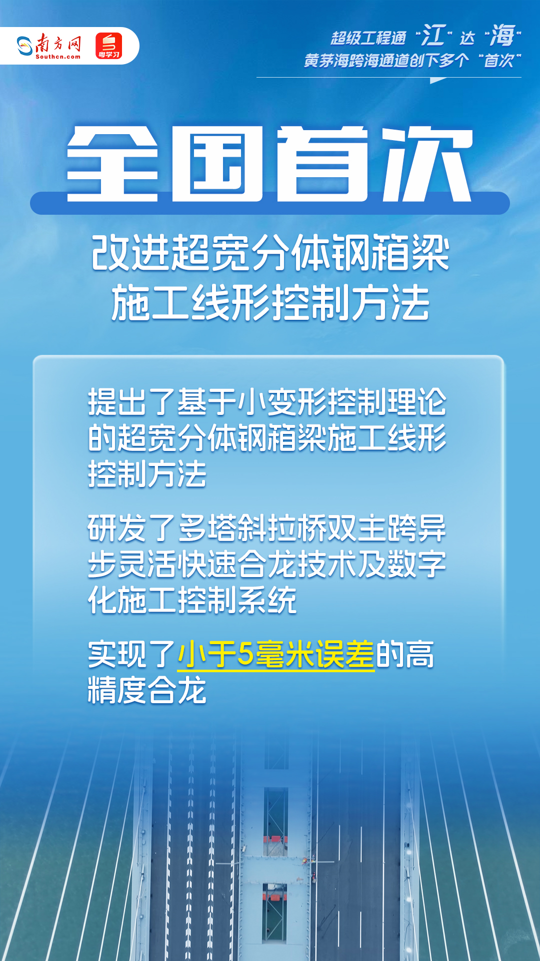 超级工程通“江”达“海”！这个跨海通道创下多个“首次”