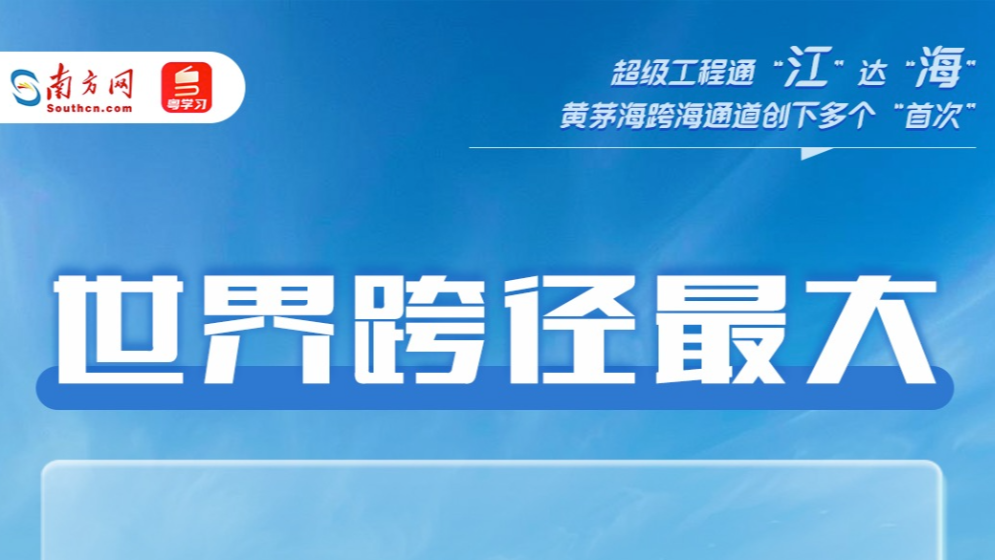 超级工程通“江”达“海”！这个跨海通道创下多个“首次”