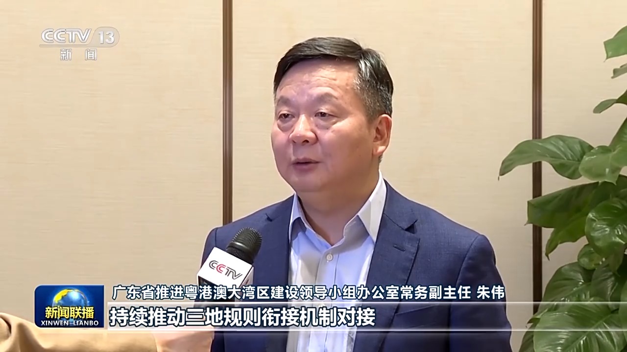 广东省推进粤港澳大湾区建设领导小组办公室常务副主任 朱伟